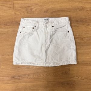agolde denim skirt